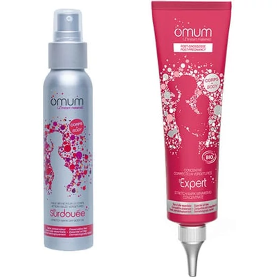 OMUM Stretch Marks Treatment Set Regeneráló ellátás striák ellen